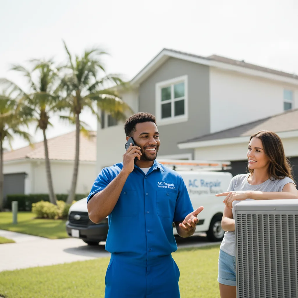 AC Repair Pompano Beach customer support in New Kensington